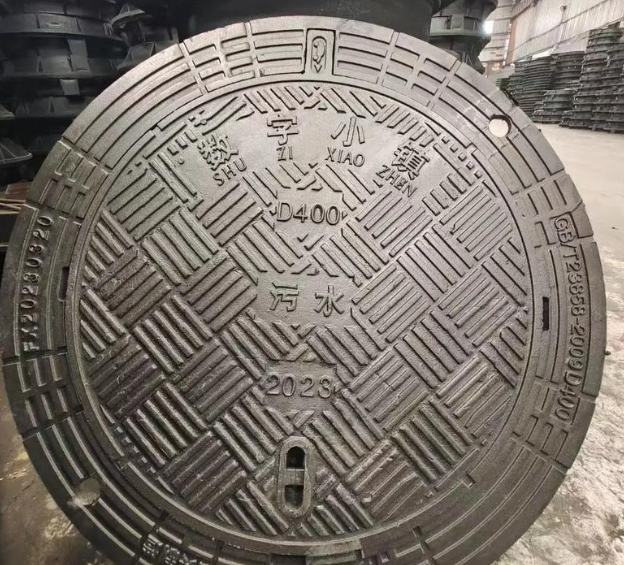 临清球墨铸铁防沉降井盖展示